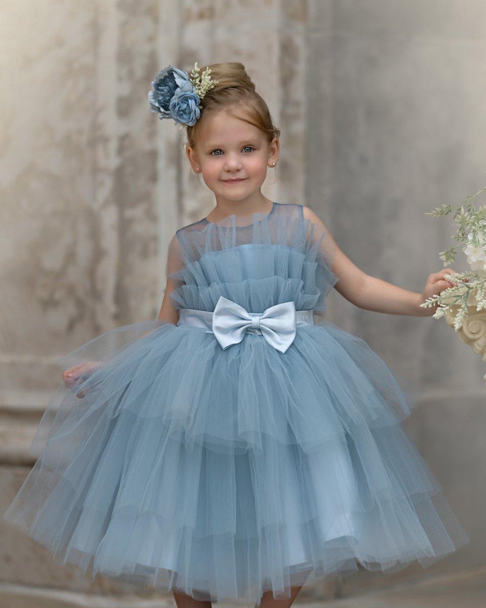 NumberSea - Ball - Gown/Princess Tulle Knee - length Flower Girl Dress