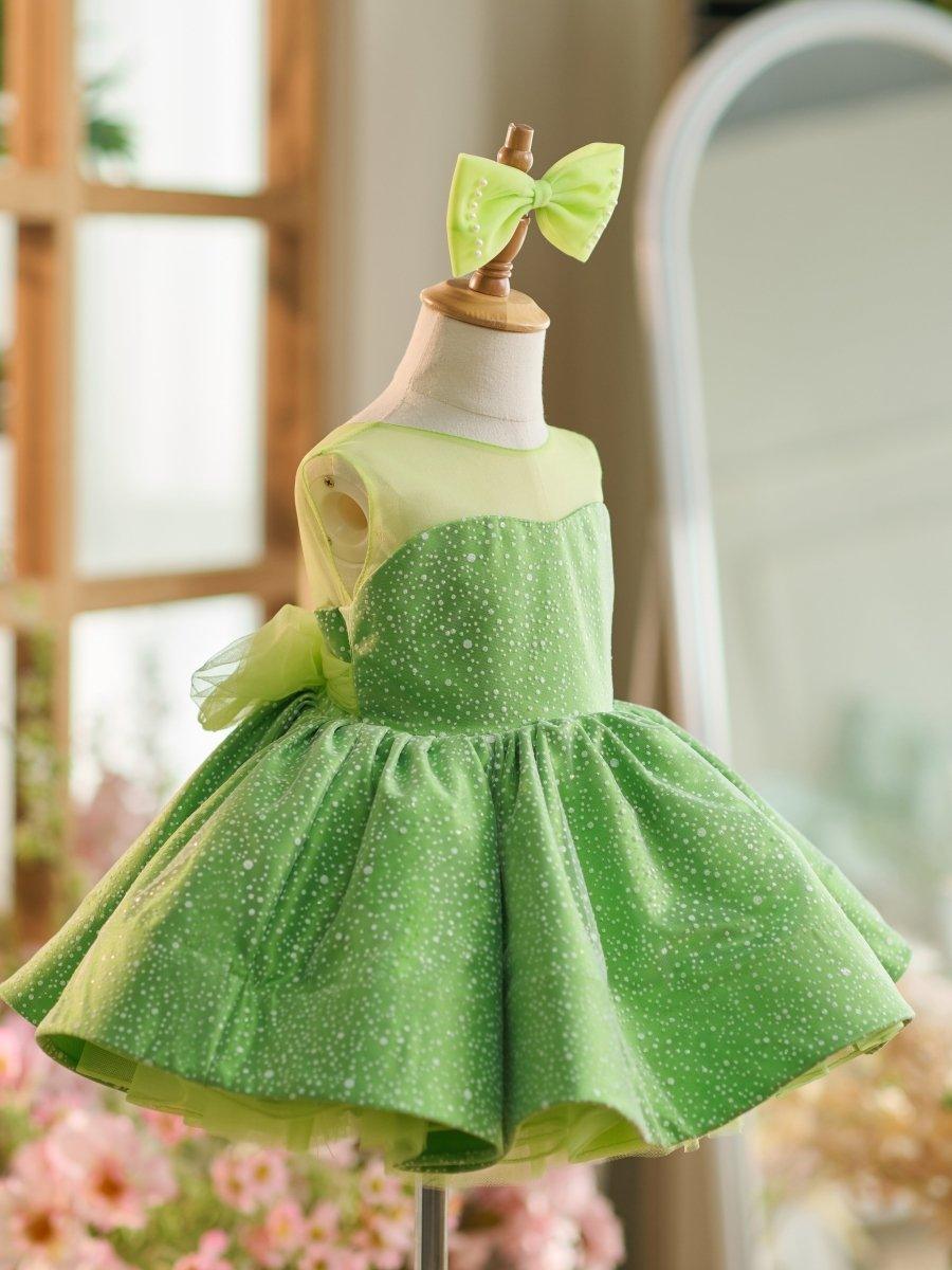 NumberSea - Ball - Gown/Princess Tulle Knee - length Green Baby Girl Dress