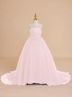 NumberSea - Ball - Gown/Princess Tulle Sweep Train Flower Girl Dress