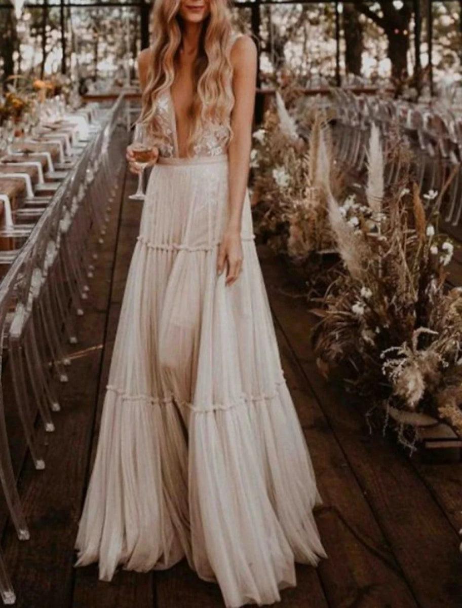 ross dress for less osage beach Beach wedding dress | Sparkle tulle wedding dress main image 1