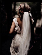 NumberSea - Beach Wedding Dresses Mermaid / Trumpet V Neck Cap Sleeve Court Train Lace Outdoor Bridal Gowns With Appliques Solid Color