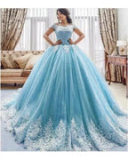 Vestido de novia dulce para niñas de NumberSea, color rosa