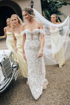 NumberSea - Bridesmaid Dresses Spaghetti Straps Cutout Long