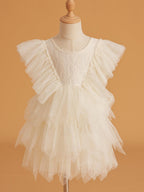 Kurzes/Minikleid aus Spitzentüll (2003227815) 