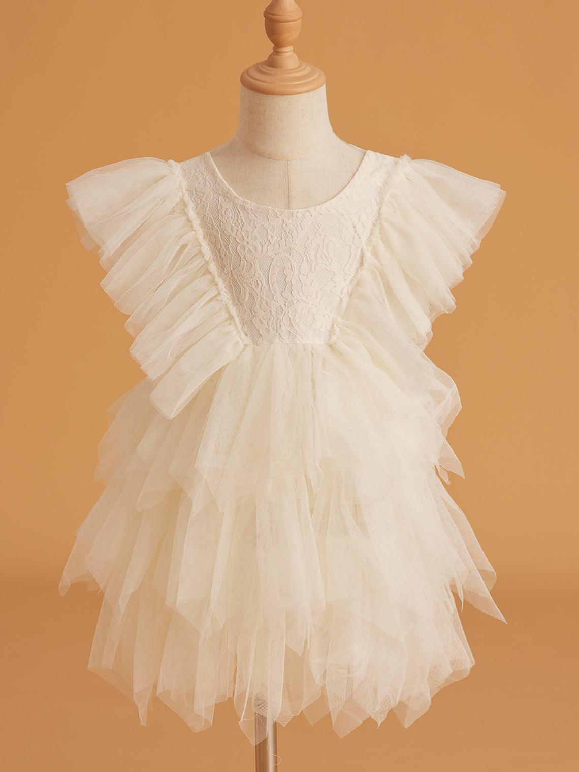 Kurzes/Minikleid aus Spitzentüll (2003227815) 