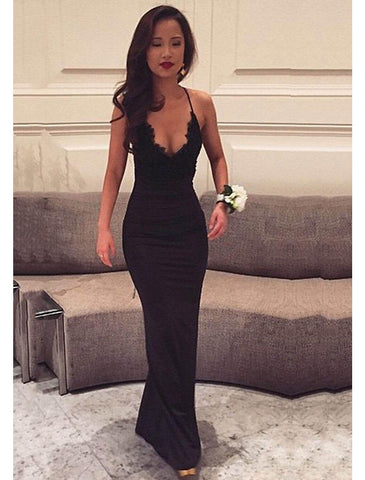 Vestidos de fiesta de sirena/trompeta con espalda abierta, vestido formal de fiesta, cola larga/corta, sin mangas, escote redondo, licra, sin espalda y con cuentas