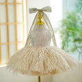 NumberSea - Champagne 1st Birthday Baby Girl Dress