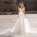 NumberSea - Charming Mermaid Beautiful Women's Wedding Dresses Classic Lace Appliques Bride Gowns With Detachable Train Vestidos Novias Boda
