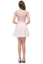 Cute Mini A-line Crew Appliques Bridesmaid Dresses