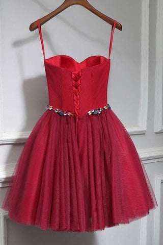 Cute Sweet Neck Short Prom Dress Mini Dresses Homecoming Dresses