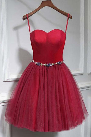 Cute Sweet Neck Short Prom Dress Mini Dresses Homecoming Dresses