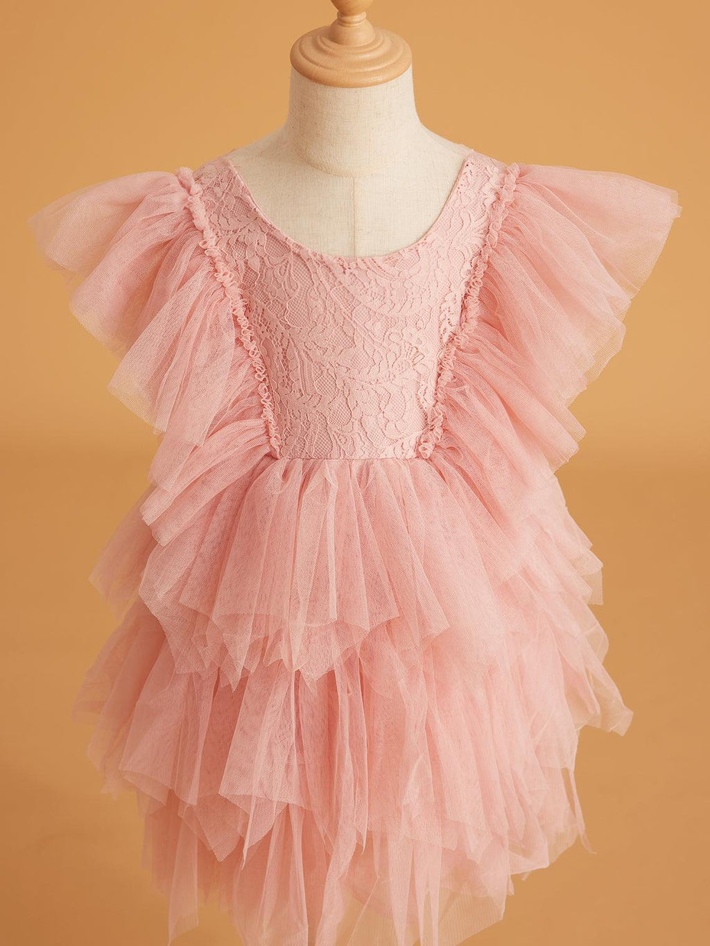 Kurzes/Minikleid aus Spitzentüll (2003227815) 