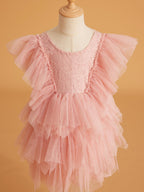 Kurzes/Minikleid aus Spitzentüll (2003227815) 