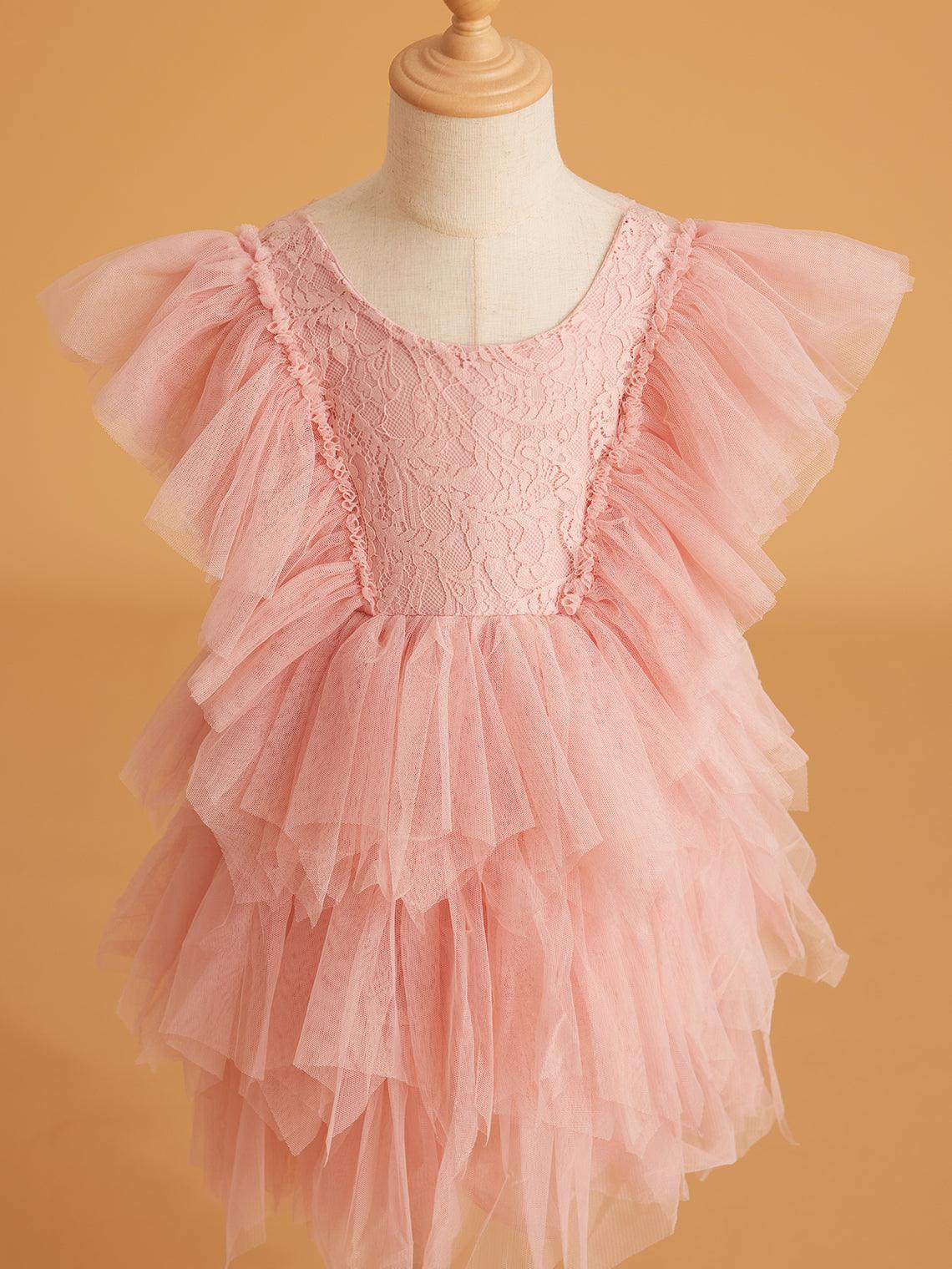 Kurzes/Minikleid aus Spitzentüll (2003227815) 