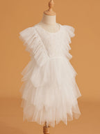 Kurzes/Minikleid aus Spitzentüll (2003227815) 
