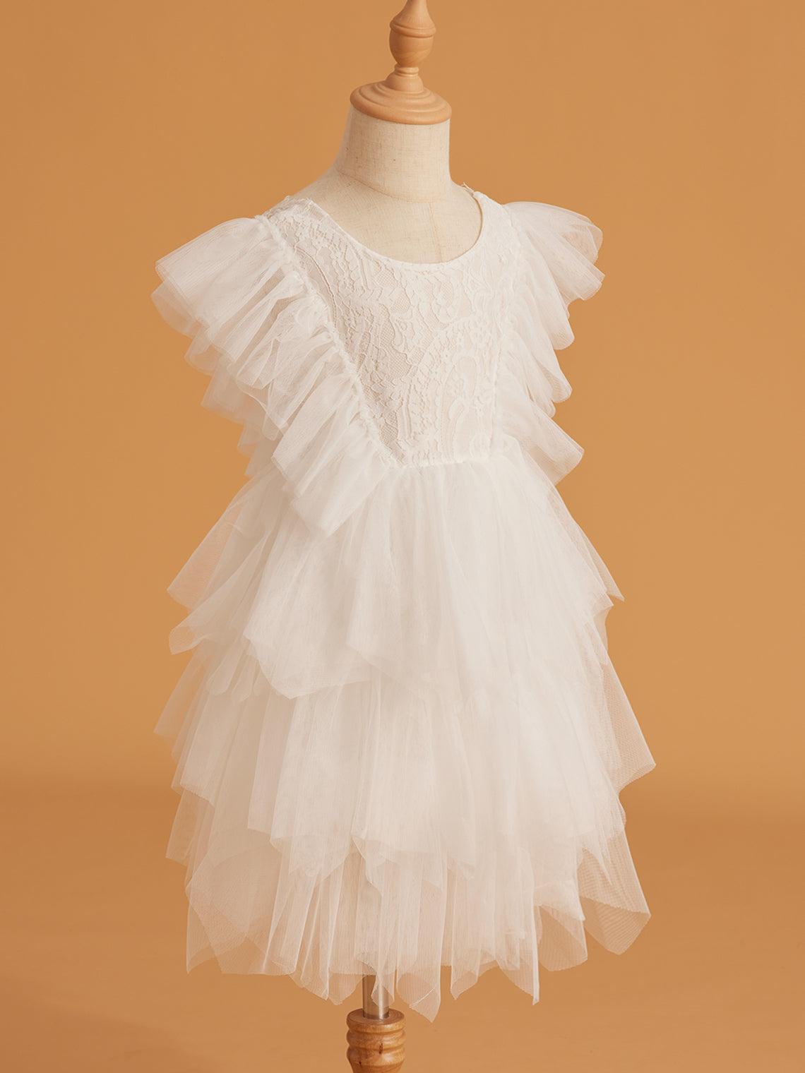 Kurzes/Minikleid aus Spitzentüll (2003227815) 