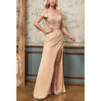 Sweetheart Spaghetti Straps Sequined Sheath Long Prom Evening Dress