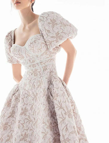 Empfang Kleine weiße Kleider Brautkleider A-Linie Herzausschnitt Kurzarm Tee-Länge Spitze Brautkleider Mit Schleife(n)