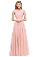 Elegantes A-Linien-Abendkleid mit Flügelärmeln, marineblau, langes Partykleid