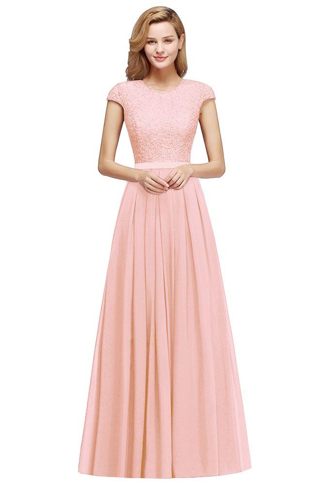 Elegantes A-Linien-Abendkleid mit Flügelärmeln, marineblau, langes Partykleid