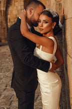 Elegant Sweetheart Split Front Floor-Length Prom Dress
