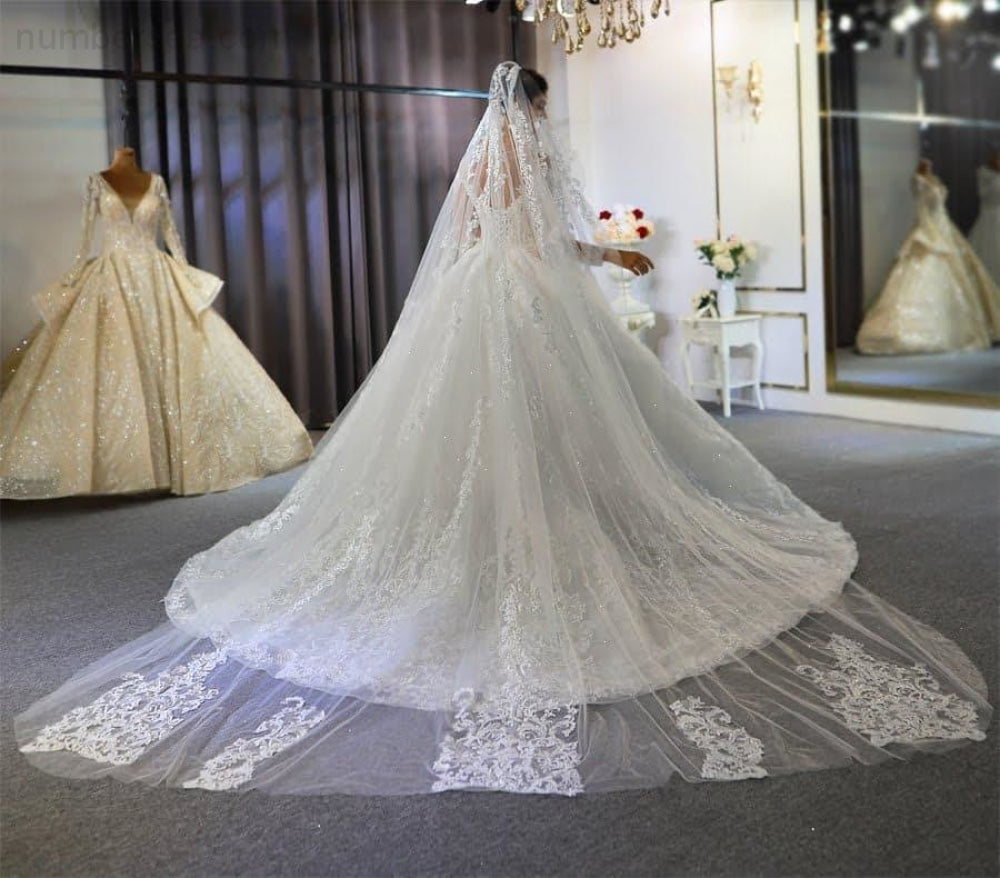 NB3760 robe mariage femme 2020 full lace wedding dress wedding gowns for bride - numbersea