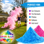 2lb Blackout Gender Reveal Color Powder (2 - 1lb Bags)