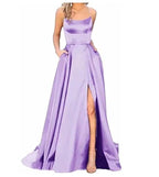 Vestido de noche de terciopelo azul real, vestido formal de fiesta de un solo hombro, vestido largo maxi