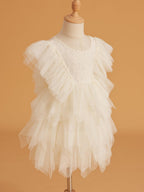 Kurzes/Minikleid aus Spitzentüll (2003227815) 