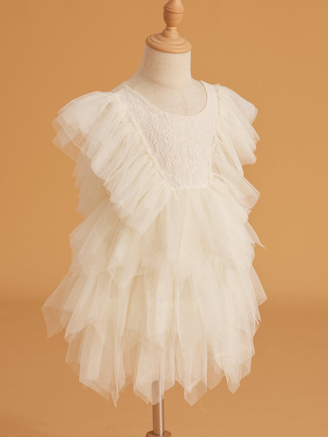Kurzes/Minikleid aus Spitzentüll (2003227815) 