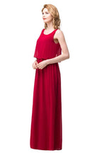 Floor-length A-line Square Chiffon Bridesmaid Dresses