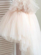 Vestidos de tul para fiesta de bodas y niñas con flores