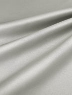 Zweiteiliges elegantes asymmetrisches Satin-Jäckchenkleid mit Rundhalsausschnitt und halblangen Ärmeln und Kristallen