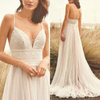 Vestido de novia NumberSea con corpiño de encaje elegante