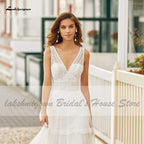 NumberSea - NumberSea Bridal Summer Beach Wedding Dress Boho Style