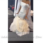 NumberSea - NumberSea Chic African Mermaid Wedding Dress Dubai Bridal Gowns