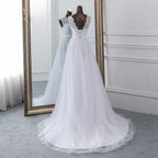 NumberSea - NumberSea New Applique wedding dress formal robe mariage Vestidos de Novia bridal dress vestido de festa Beach wedding dresses