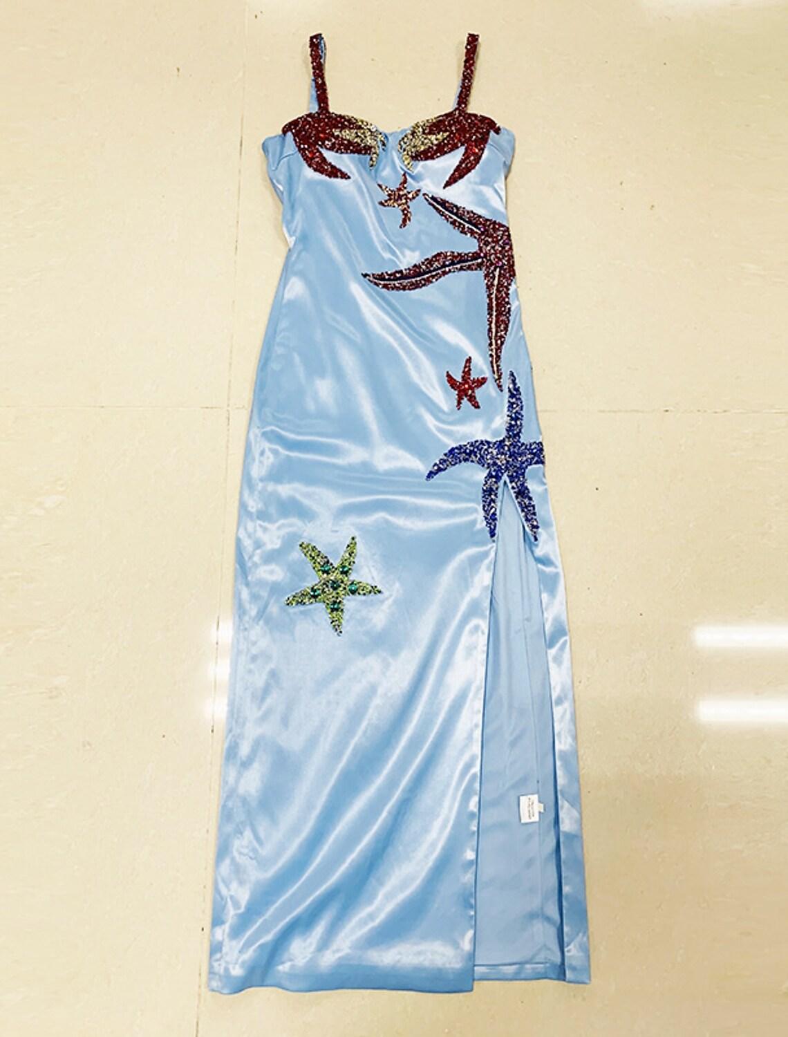 Vestido de cóctel con corte tubo/columna, brillante y con brillo, para graduación, largo hasta los tobillos, sin mangas, tirantes finos, poliéster con abertura con lentejuelas.