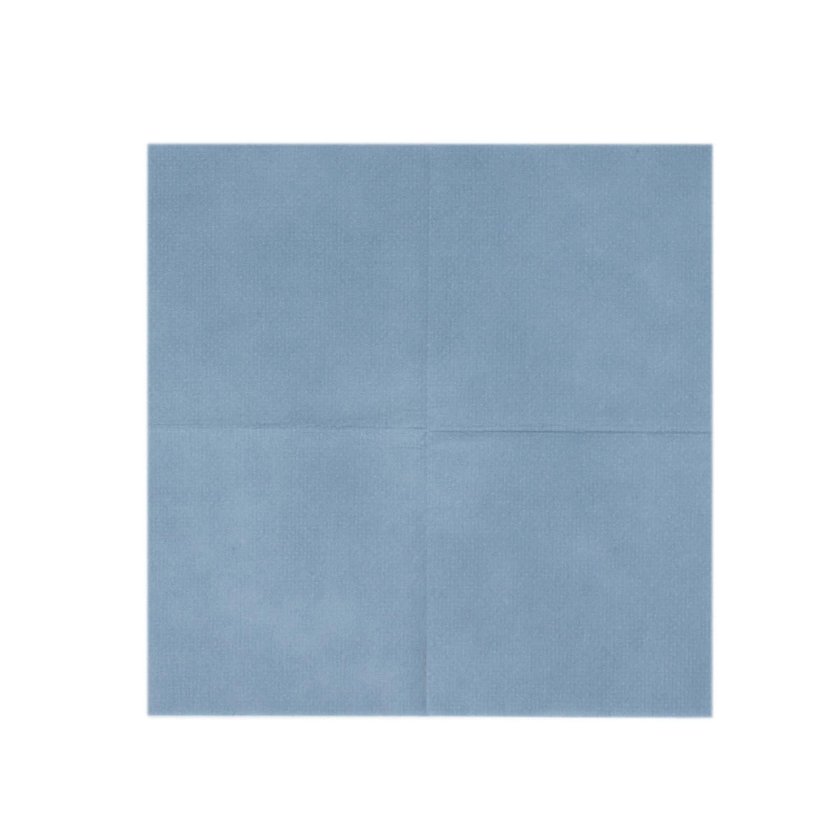 20 Pack Linen-Like Paper Napkins 5"x5" Dusty Blue - Soft Single-Use Airlaid Cocktail Napkins