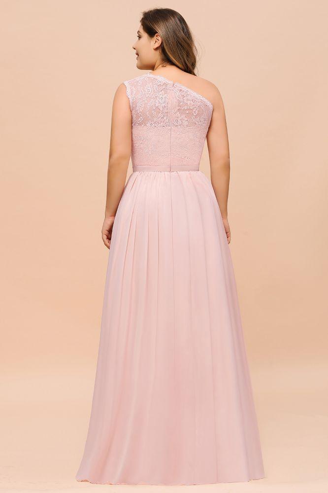 Plus Size Sleeveless aline Bridesmaid Dress Long Side Split Wedding Party Dress