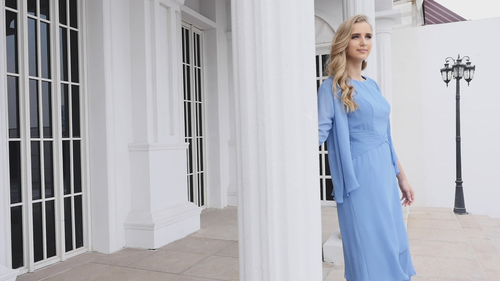 Numbersea Two-Piece A-line Mother of The Bride Dress Formal Party Gown Dress 28072