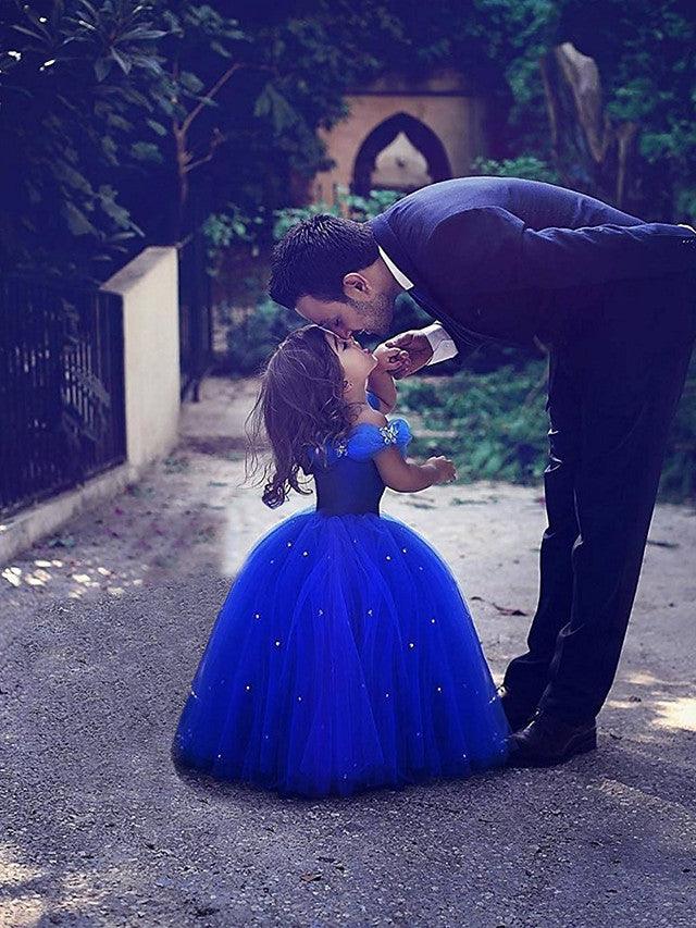 Vestidos de niña de las flores de satén, sin mangas, de tul y princesa, sin tirantes, para boda, primera comunión y desfile
