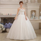 Vestido de novia NumberSea de talla grande, sin tirantes, con diamantes, para novias de talla grande, vestidos de baile, vestidos de novia de princesa con bordados.