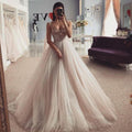 Vestidos de novia con cristales sexys NumberSea 2021, vestidos de novia estilo princesa, vestidos de boda para iglesia y playa, hechos a medida