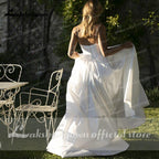 Vestidos de novia NumberSea de dos piezas con tirantes finos, encaje satinado, chal desmontable y botones traseros, sencillos y elegantes, 2021