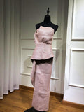 On Sale No Return No  Refund  Sale Asymmetrical Evening Dress Sleeveless Evening Gowns QA8020