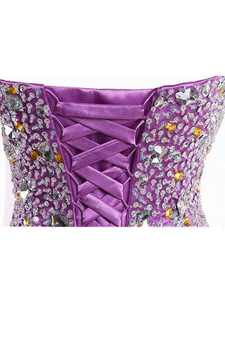 Purple Sweetheart Homecoming Dress Cocktail Dress Prom Dress