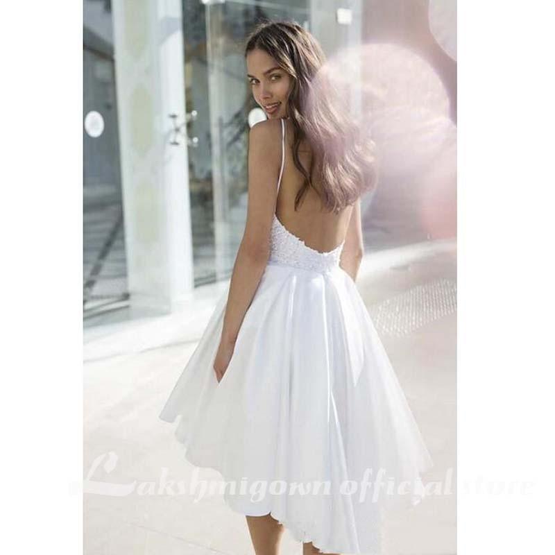 Vestido de novia de satén NumberSea, elegante, blanco, talla grande