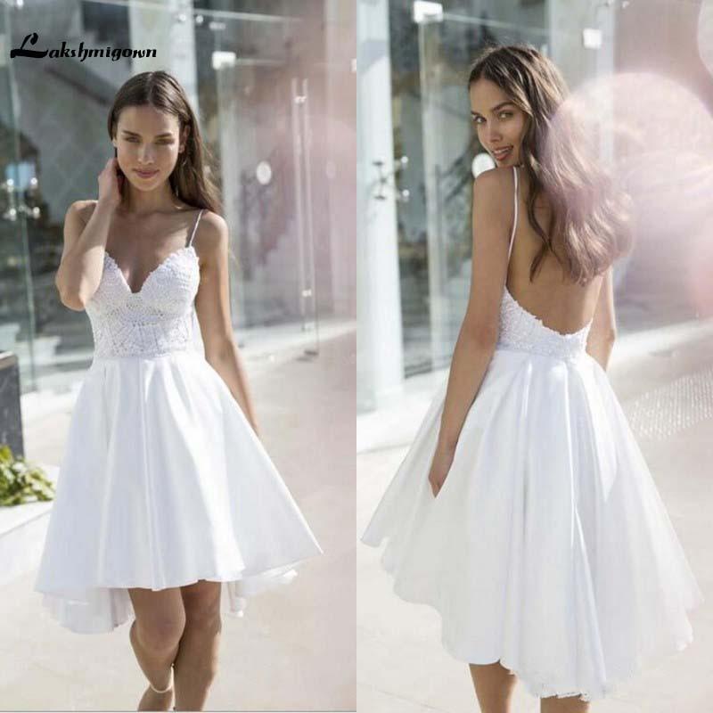 Vestido de novia de satén NumberSea, elegante, blanco, talla grande