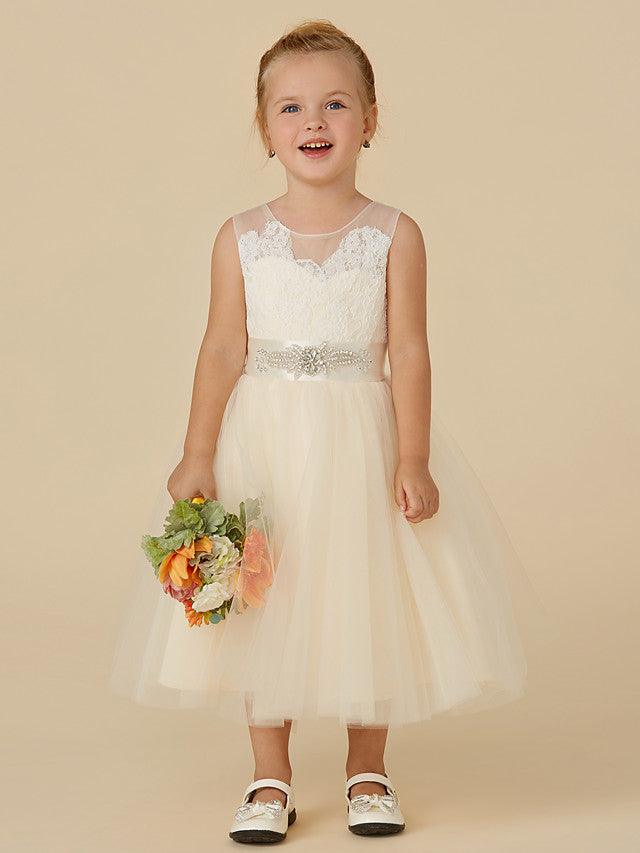 Vestidos cortos de princesa de tul para bodas, cumpleaños y desfiles de niñas de las flores
